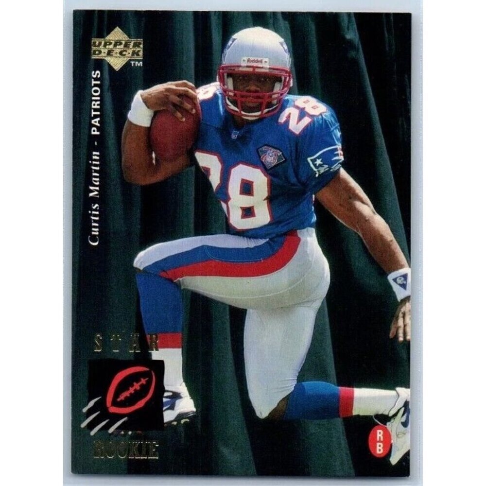 1995 Upper Deck #30 Curtis Martin RC New England Patriots Rookie HOF